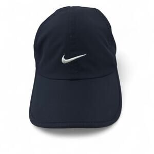Nike Featherlight Hat Cap Mens Adjustable Black Dri-Fit  Athleisure Sportswear